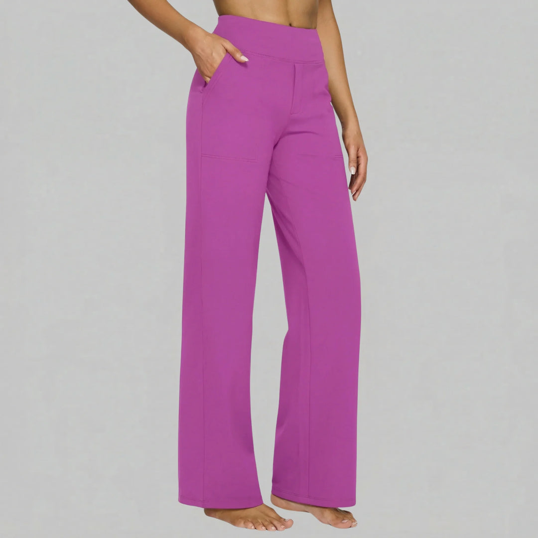 Klara Stretch Pants - Fuchsia