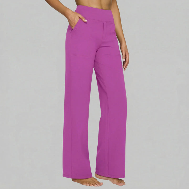 Klara Stretch Pants - Fuchsia