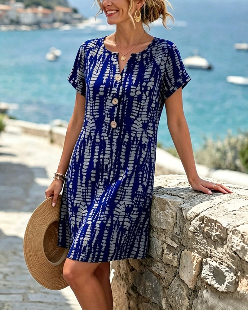 Halle – Color Block A-Line Dress