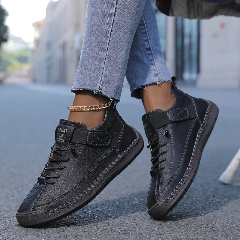 Nicole Orthopedic Leather Sneakers