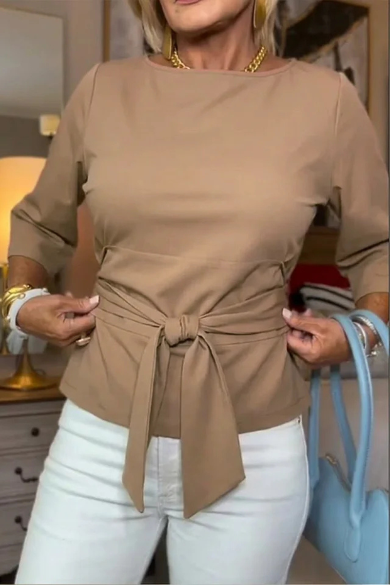 Talia Tie Waist Flattering Top