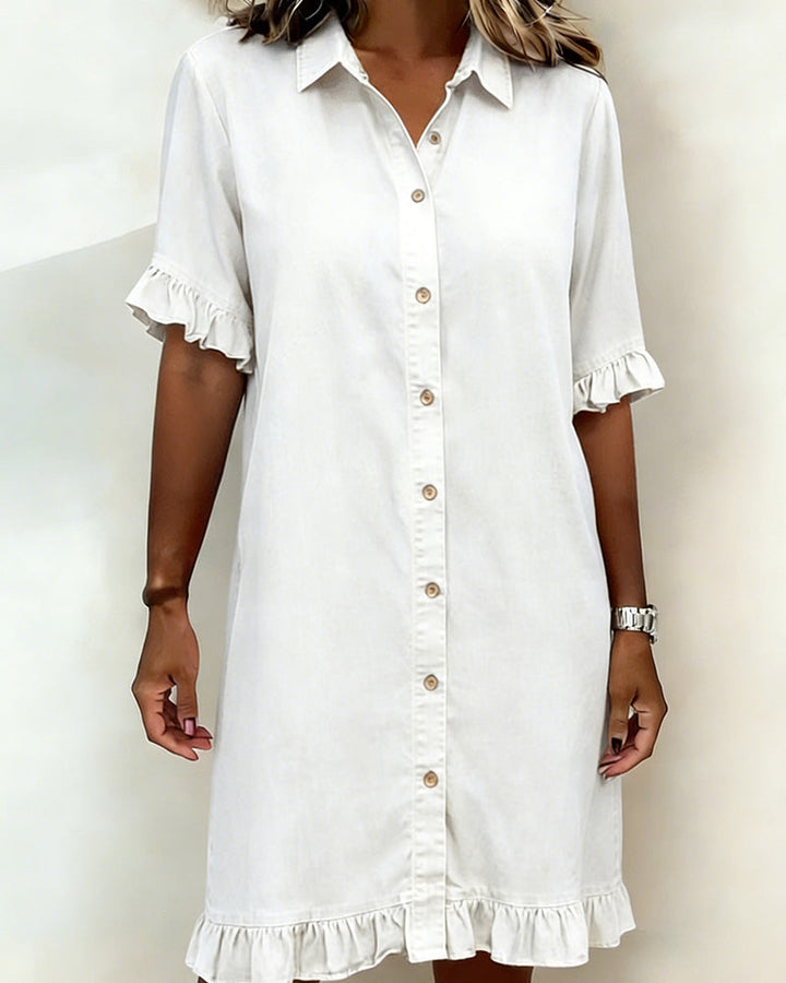 Solene Denim Shirt Dress