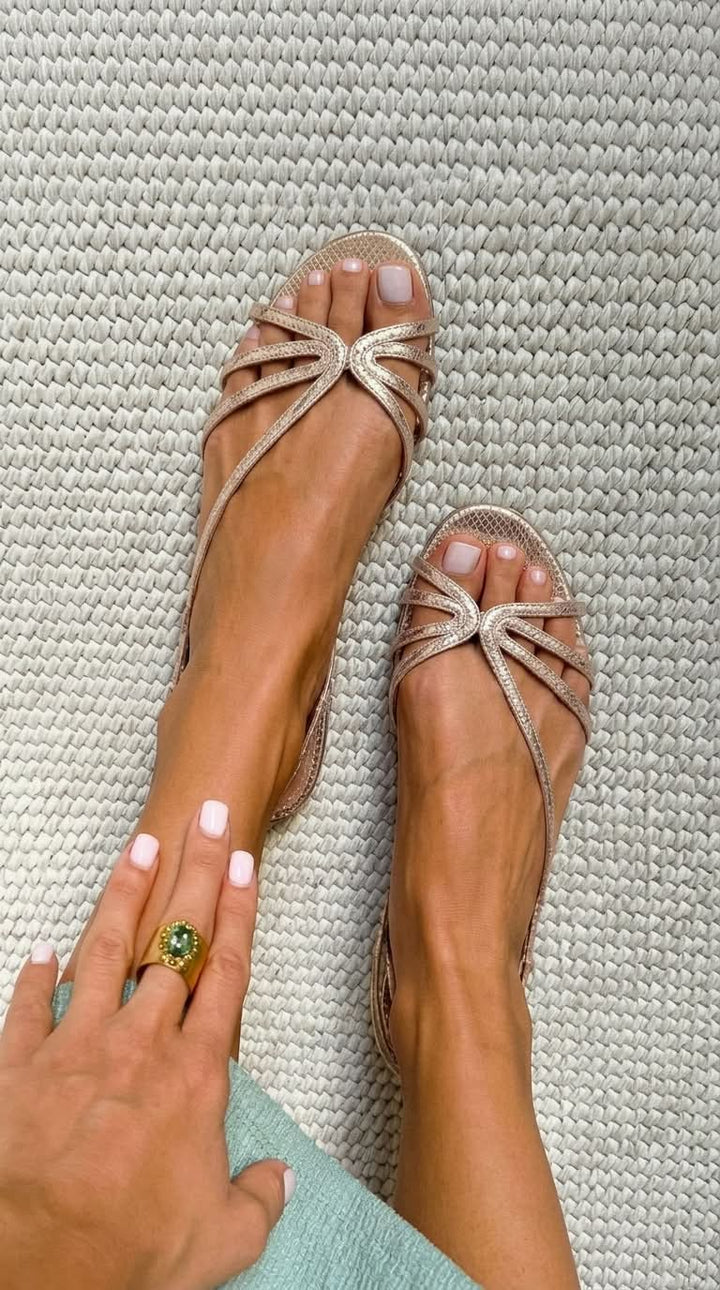 Elara Elegant Strappy Sandals