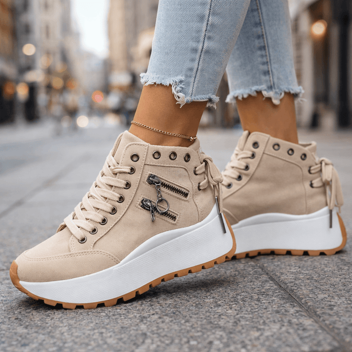 Stella Chunky Zip Sneakers