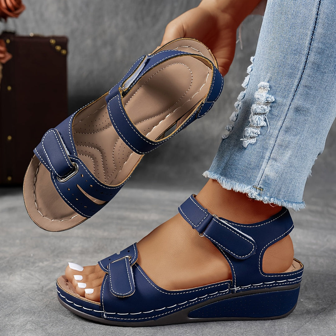 Janet Orthopedic Comfort Flex Sandals - Blue