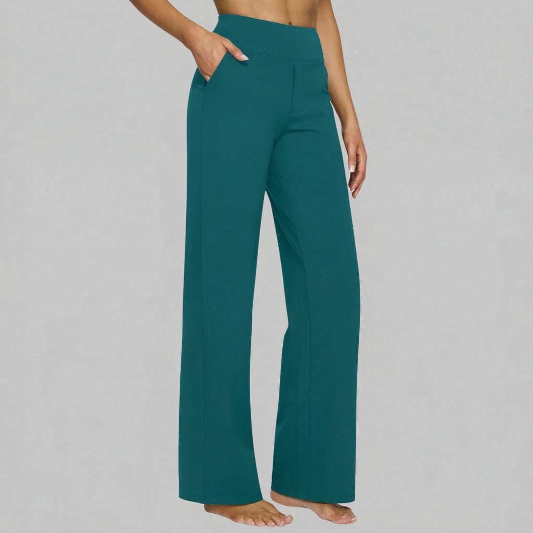 Klara Stretch Pants - Teal
