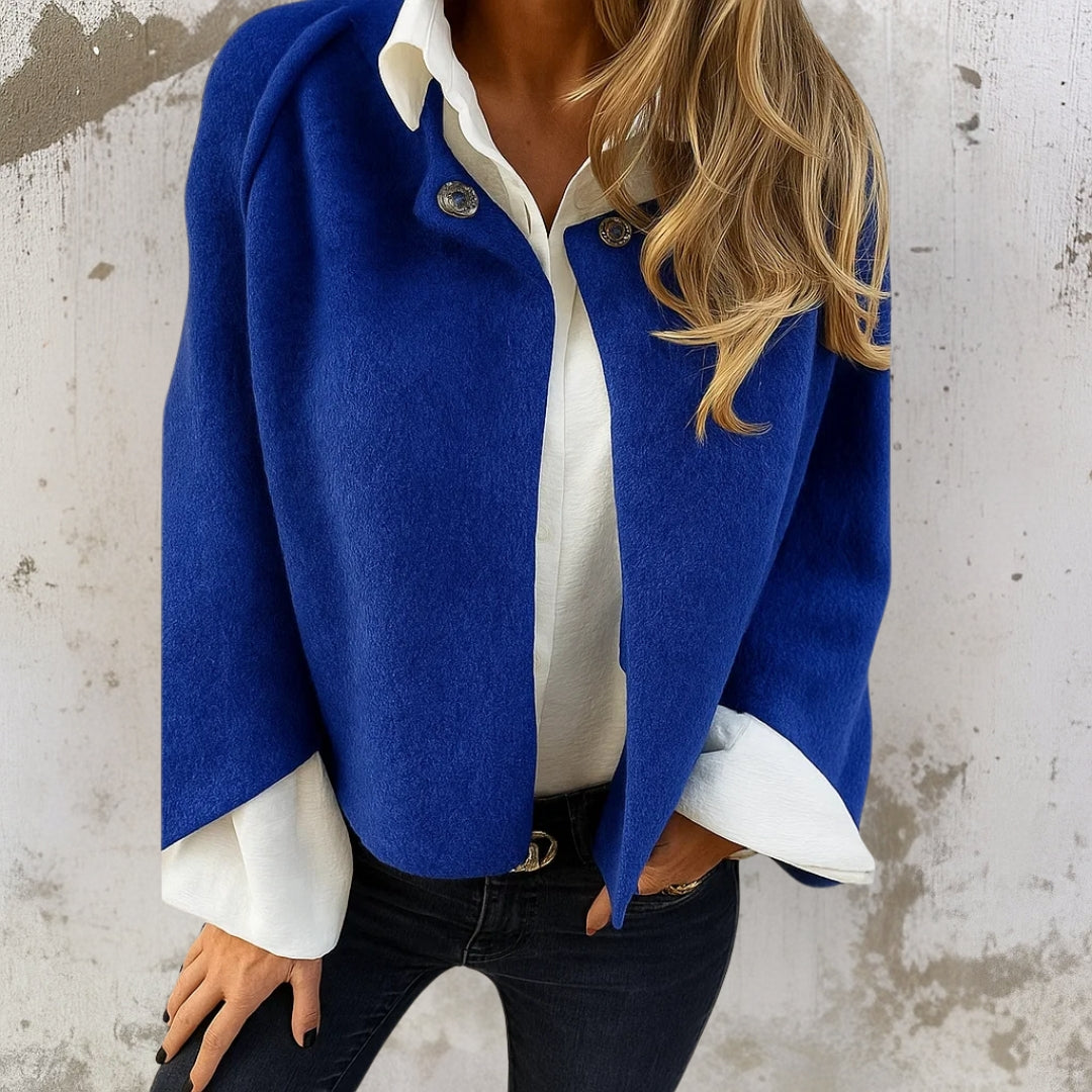 Estelle | Cropped Wool-Blend Jacket