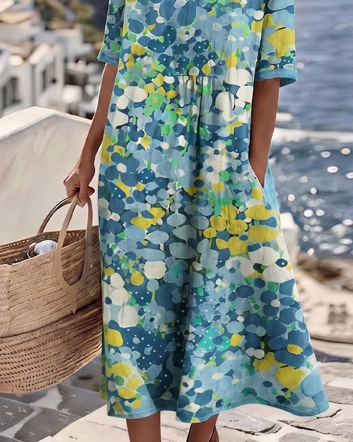 Elene Lightweight Floral Midi Dress