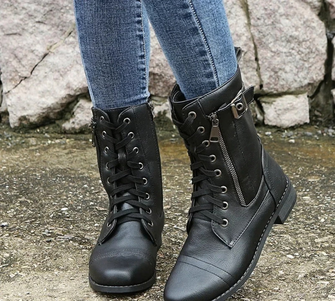 Amarah Comfort Ankle Boots - Black