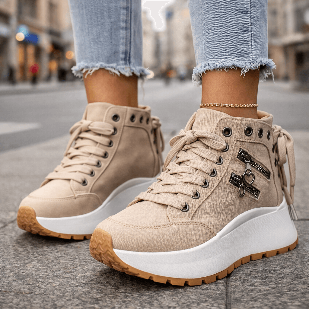 Stella Chunky Zip Sneakers