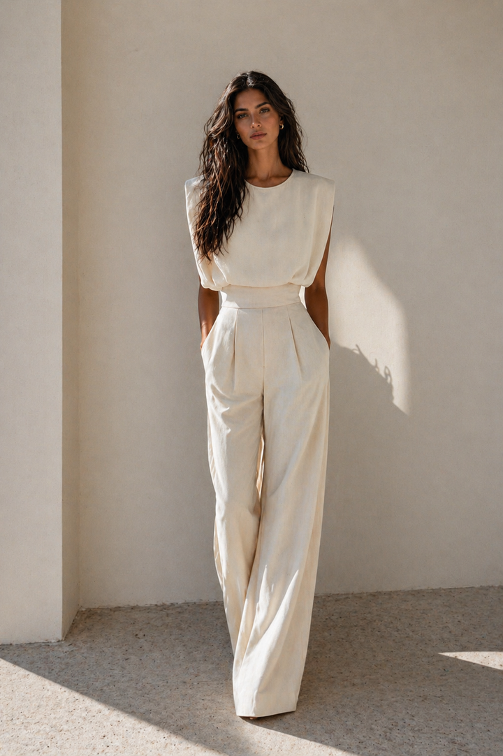Martina Elegant Wide-Leg Set