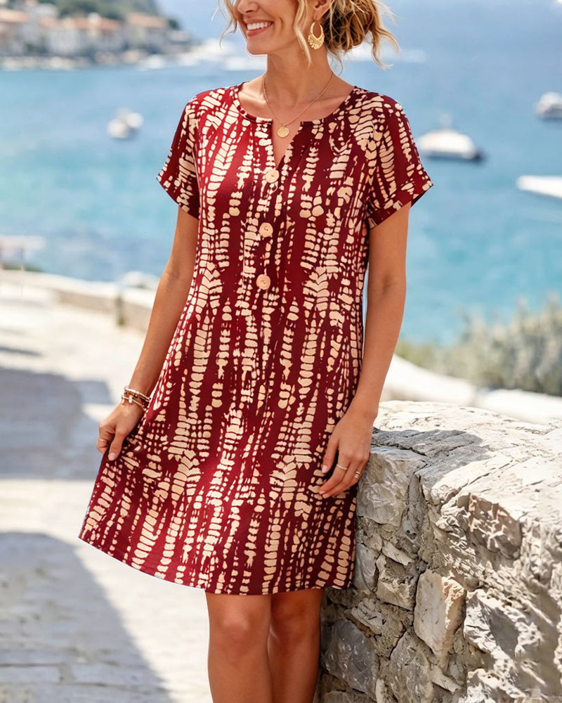 Halle – Color Block A-Line Dress