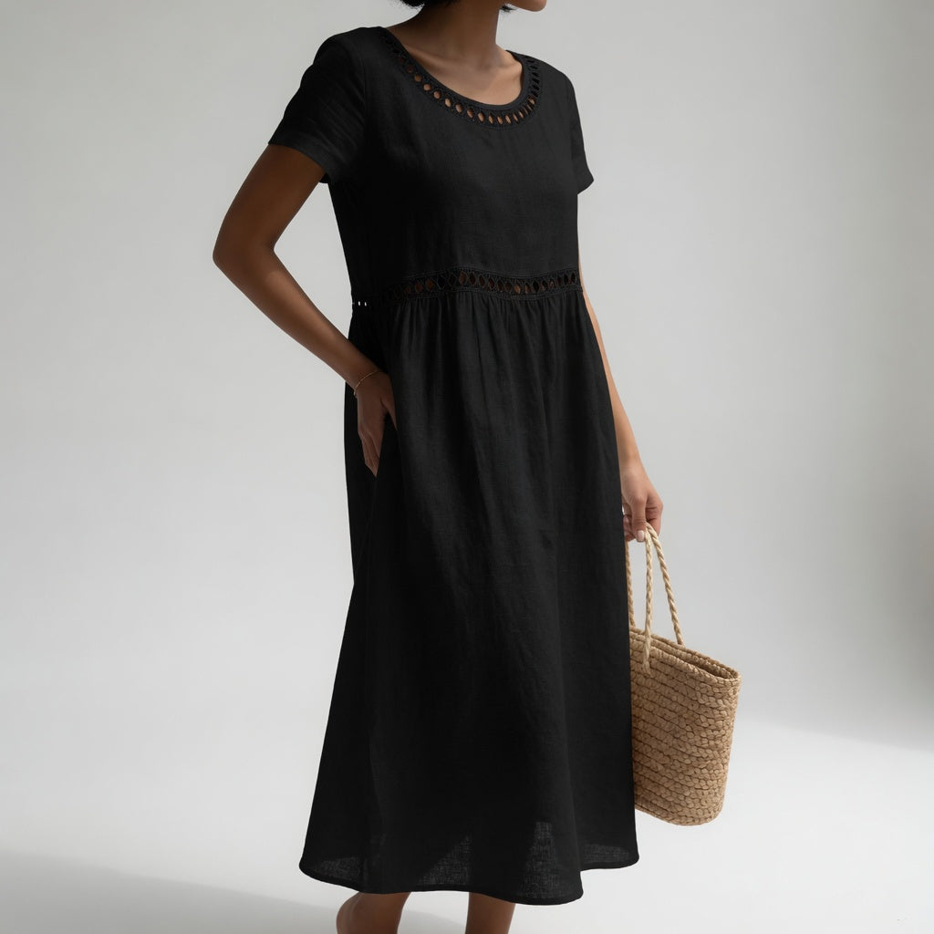 Pernelle midi dress black