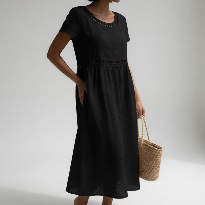 Pernelle midi dress black