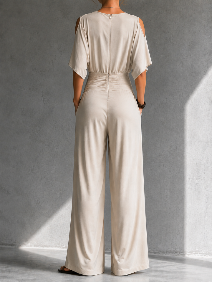 Alia – Wrap-Effect Wide-Leg Set