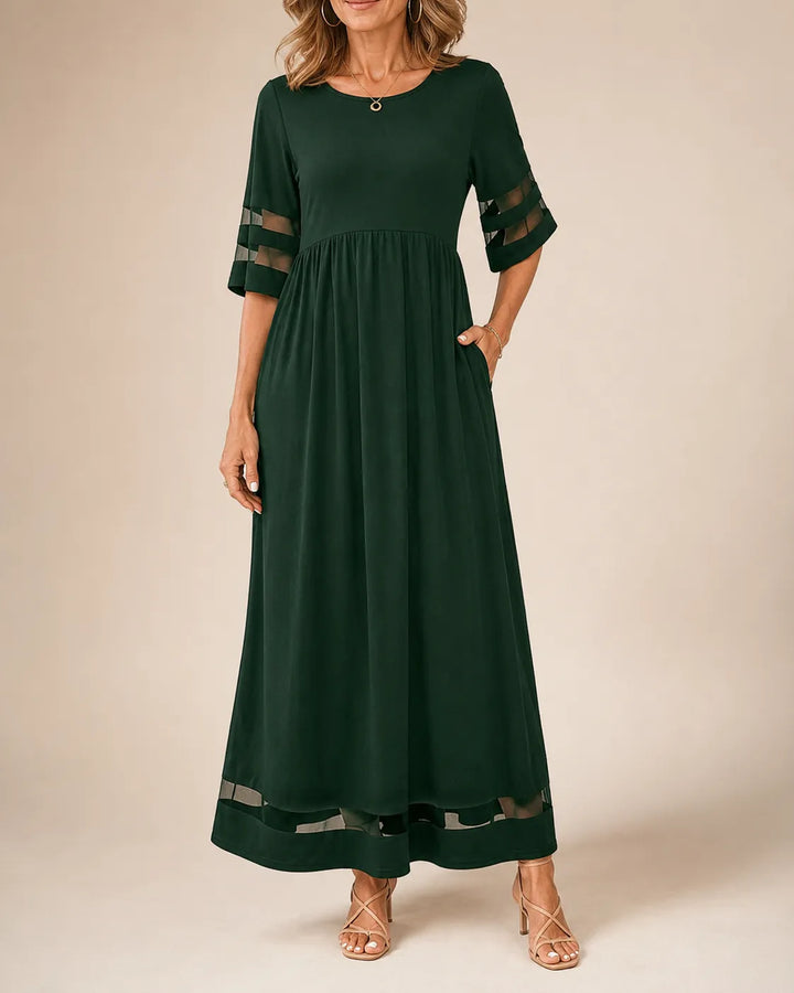 Aubrey Flattering Tummy-Smoothing Midi Dress