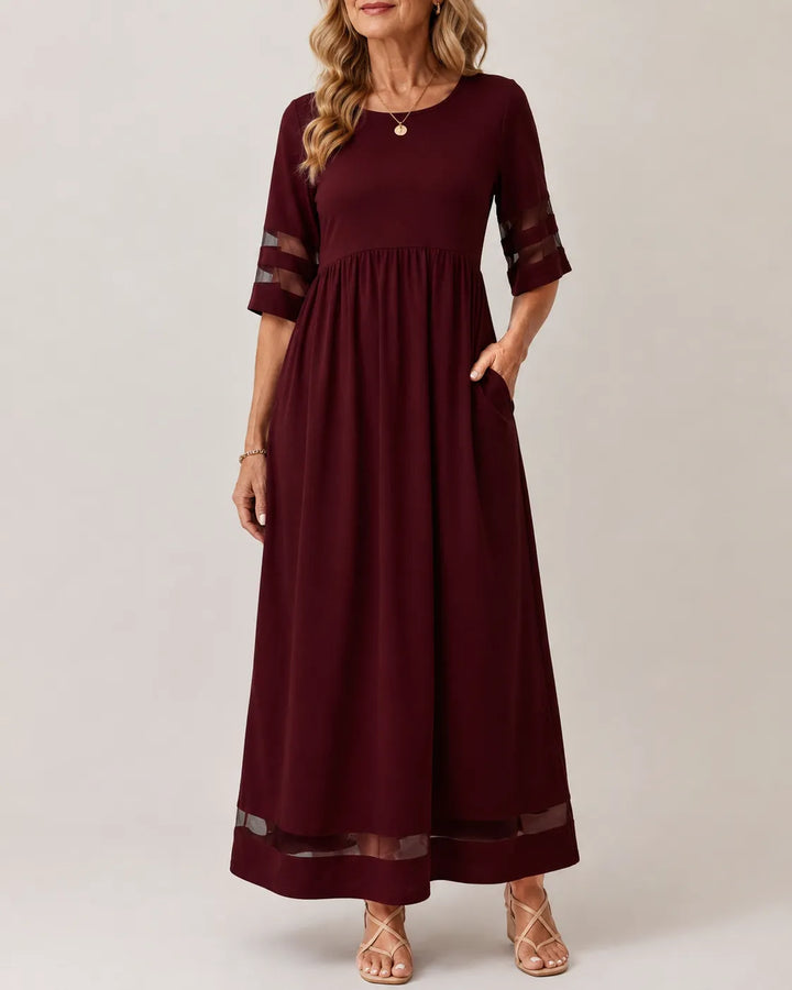 Aubrey Flattering Tummy-Smoothing Midi Dress