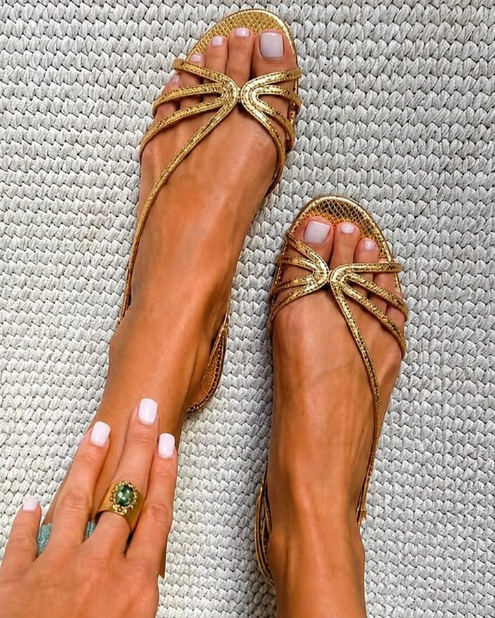 Elara Elegant Strappy Sandals