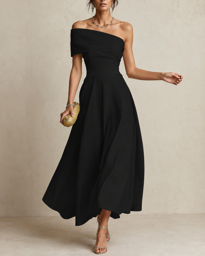 Iselle | Wenda Elegant Flowy Maxi Dress for Women