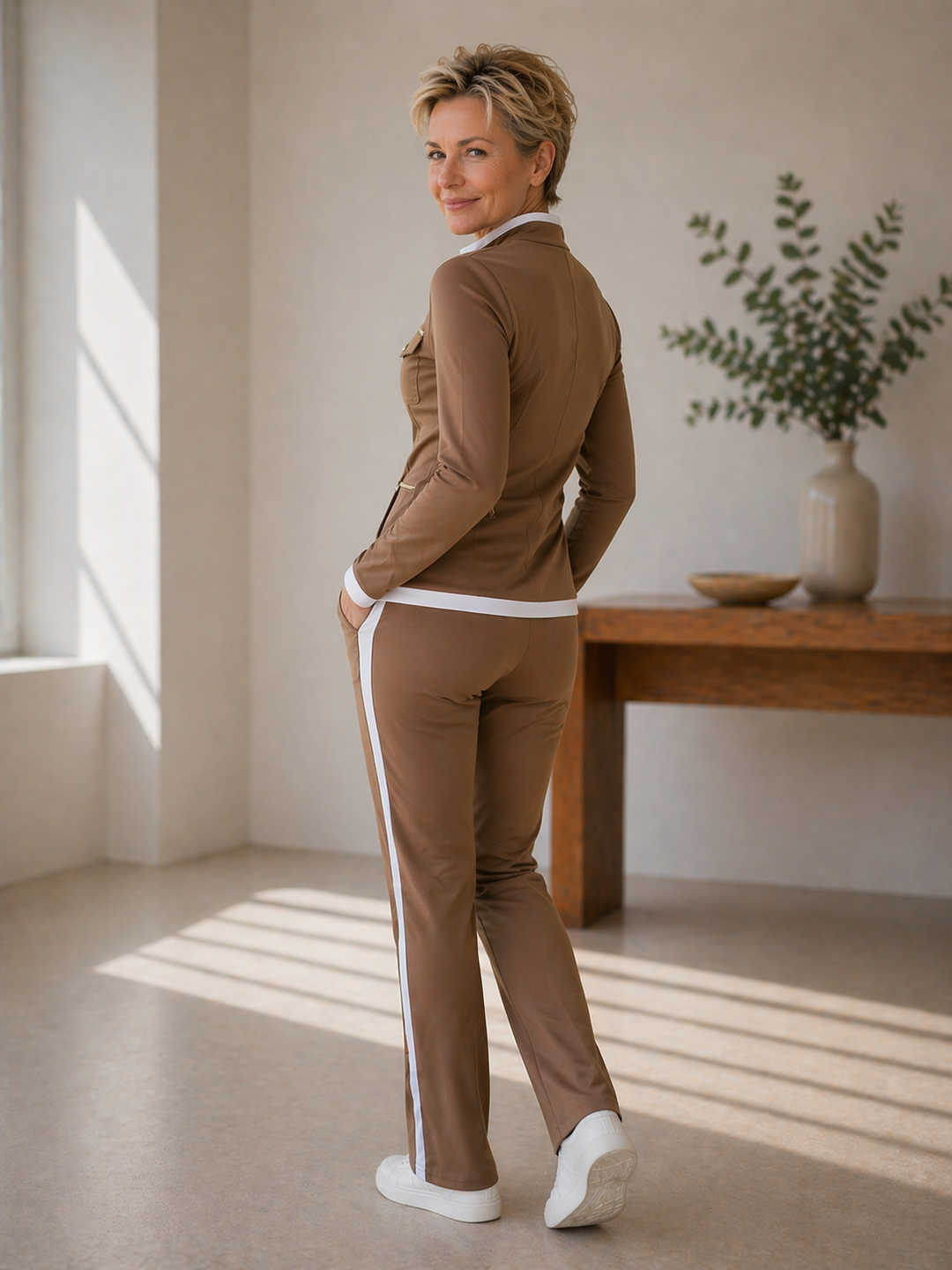 Jenny Two-Piece Set - Marron