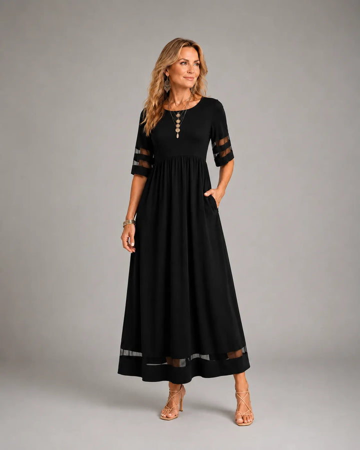 Aubrey Flattering Tummy-Smoothing Midi Dress