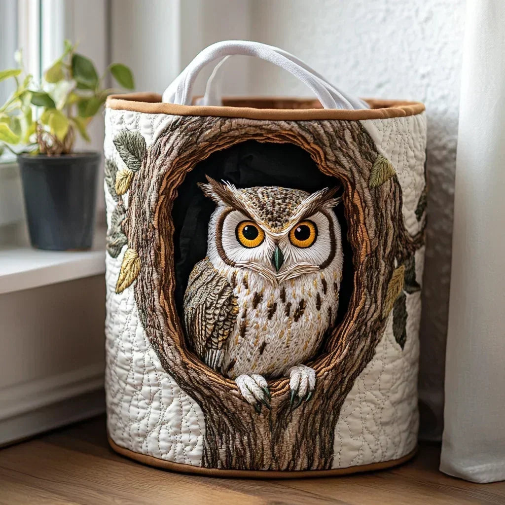 Fernanda Quilted Laundry Basket