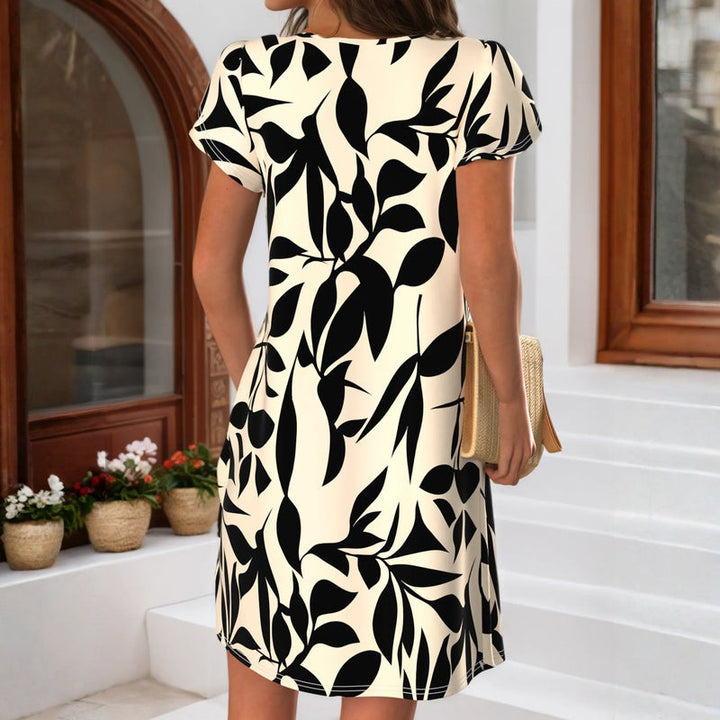 Sylvie – Botanical Print Mini Dress