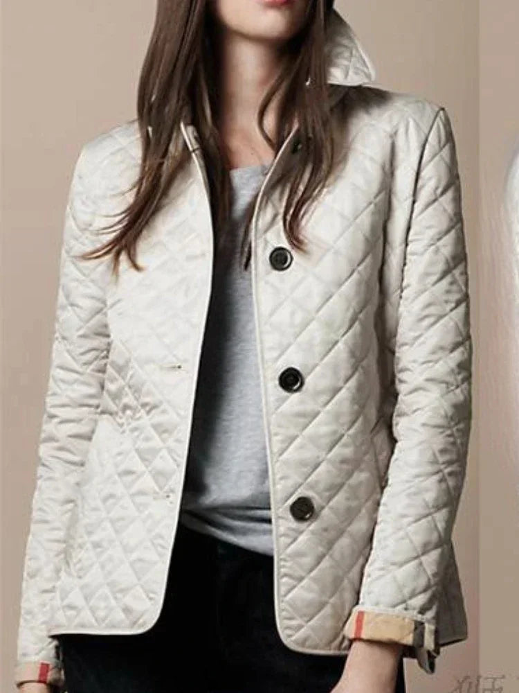 Elegant Tailored Coat - Beige