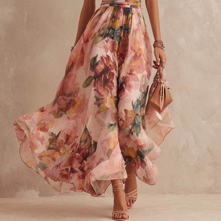 Aurora One-Shoulder Floral Dress