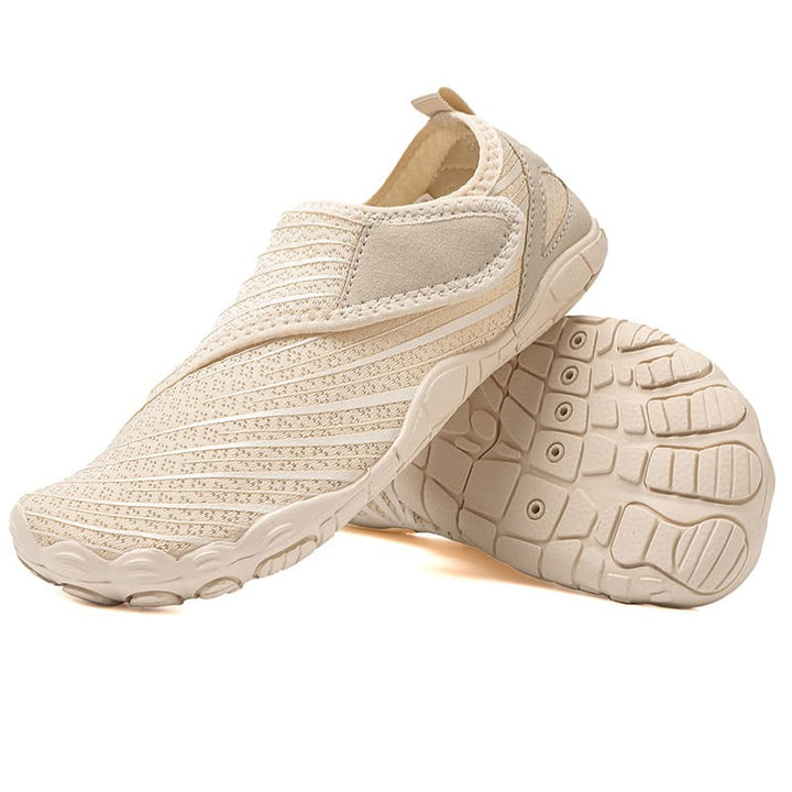 Mira Barefoot Orthopedic Trainers - Beige