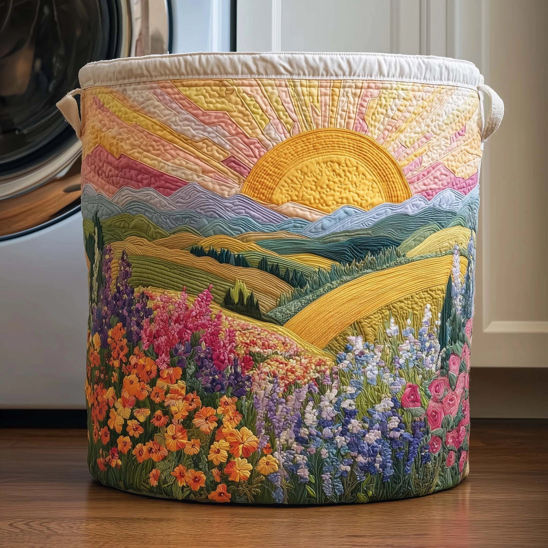 Vittoria Quilted Laundry Basket