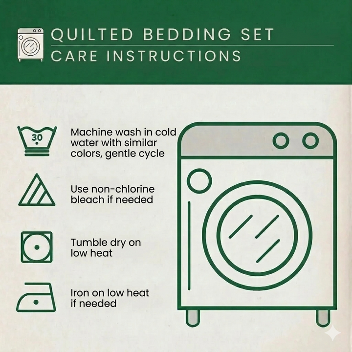 Winter Den 3-Piece Quilted Bedding Set