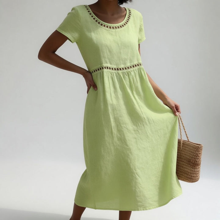 Pernelle midi dress light green