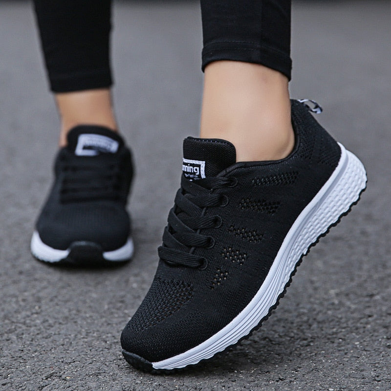 Brielle Orthopedic Walking Shoes - Black