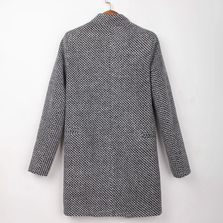 Edith | Textured Tweed-Weave Coat