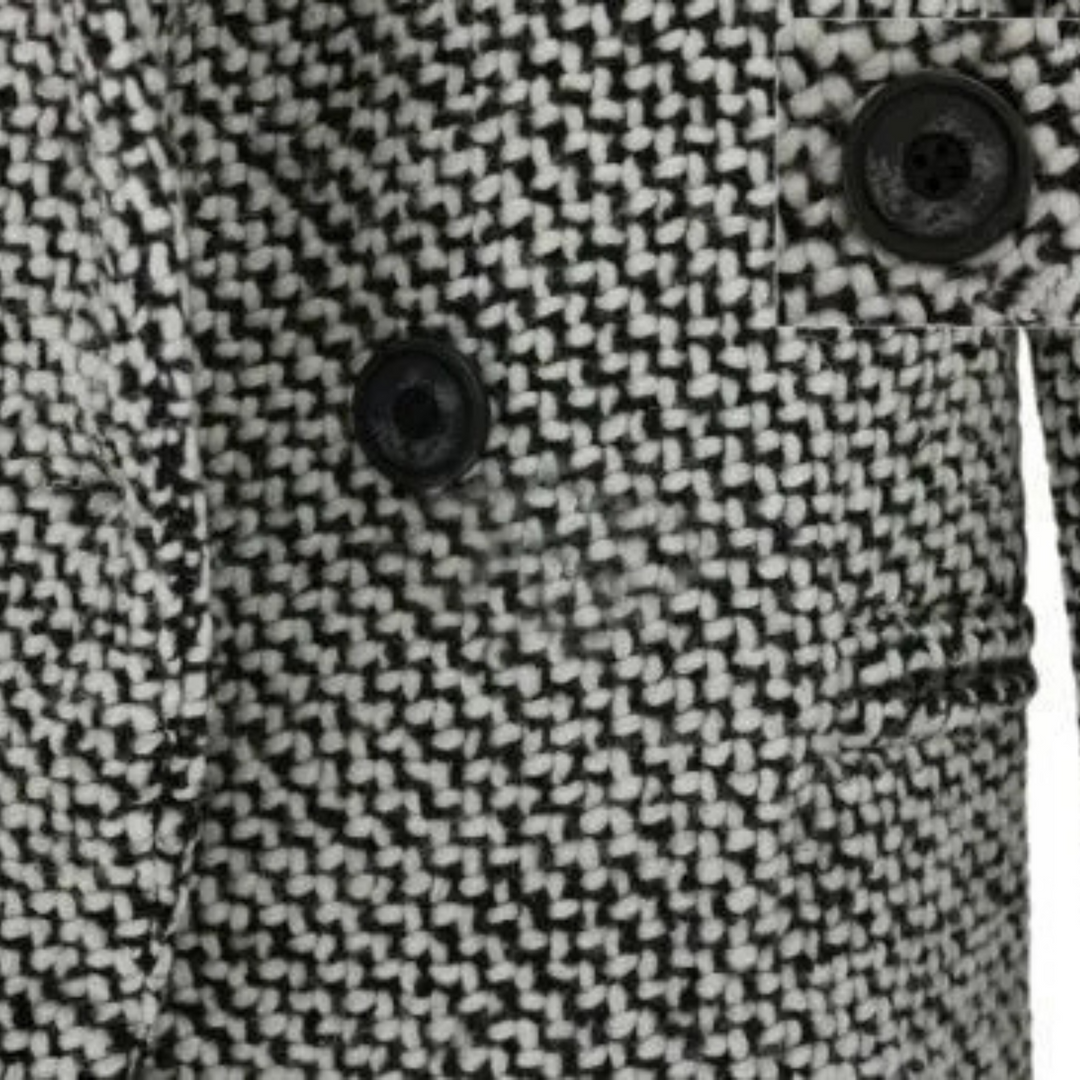 Edith | Textured Tweed-Weave Coat