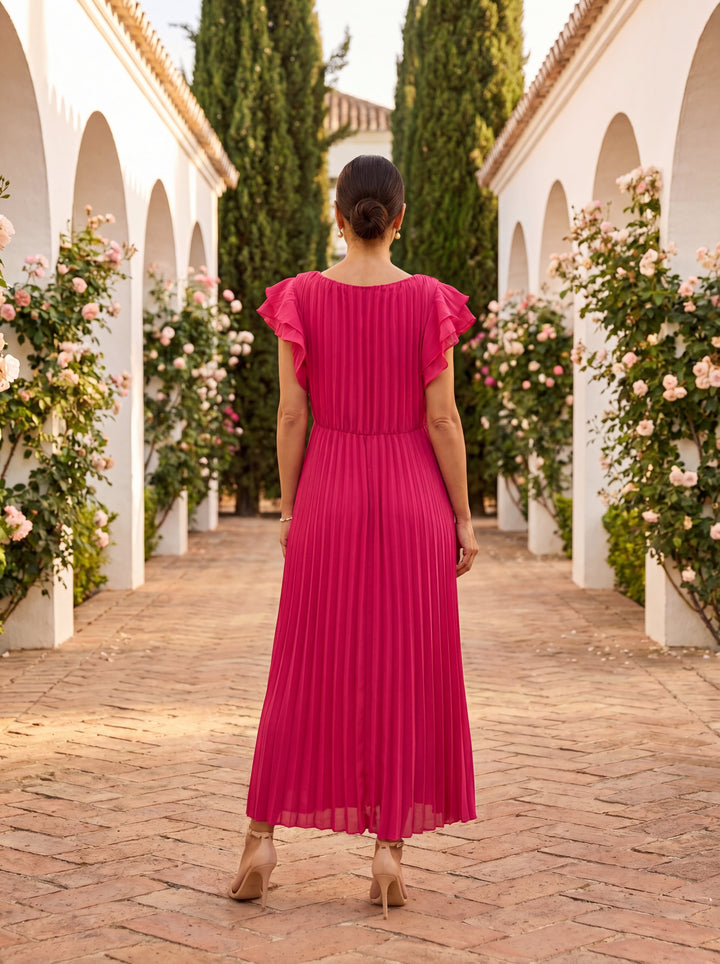 Lara Pleated Dress