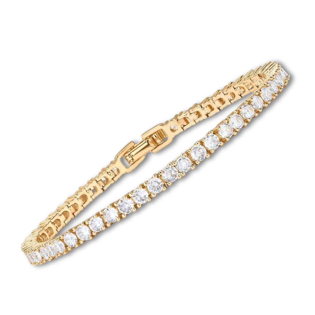 Elara Gold Tennis Bracelet