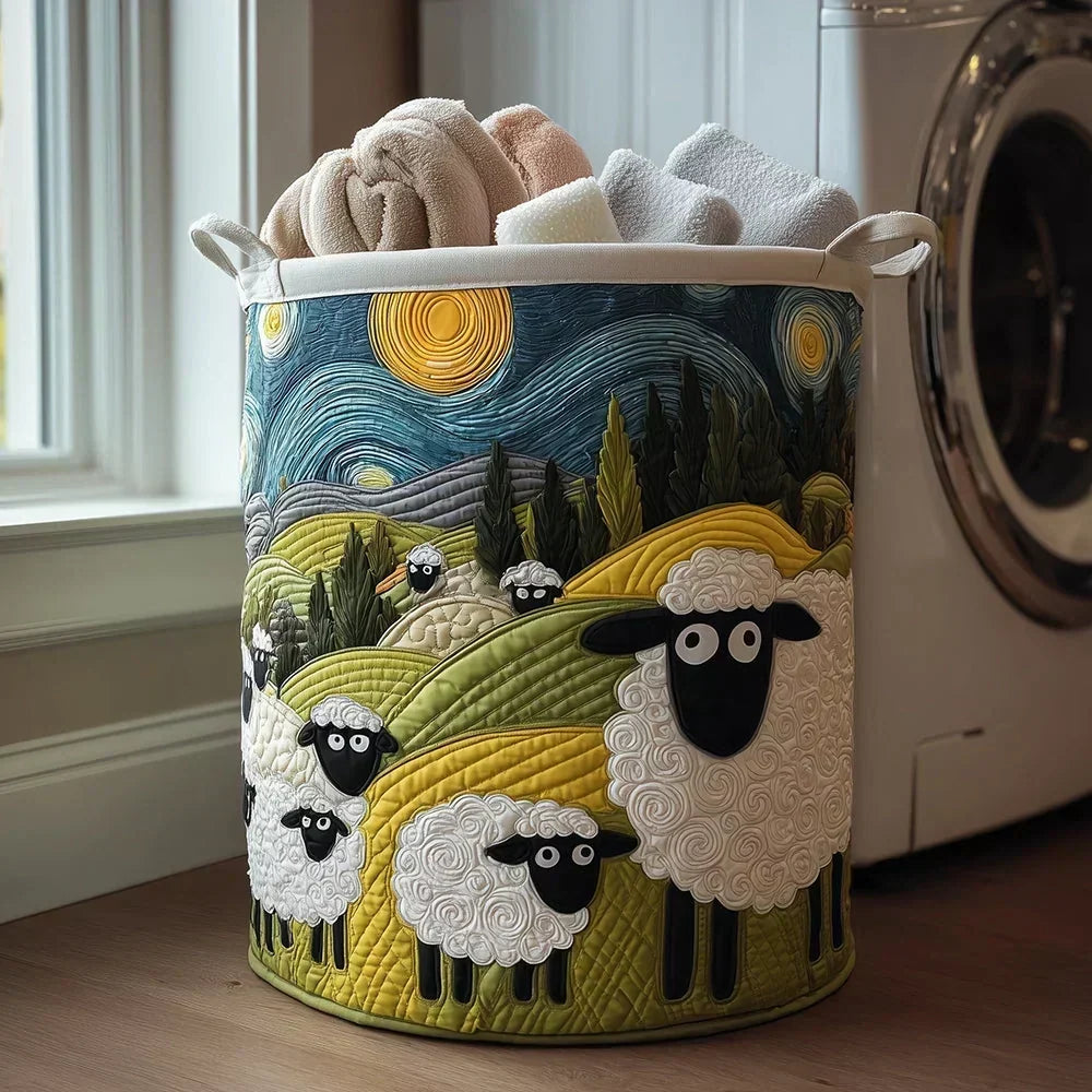 Agnese Quilted Laundry Basket