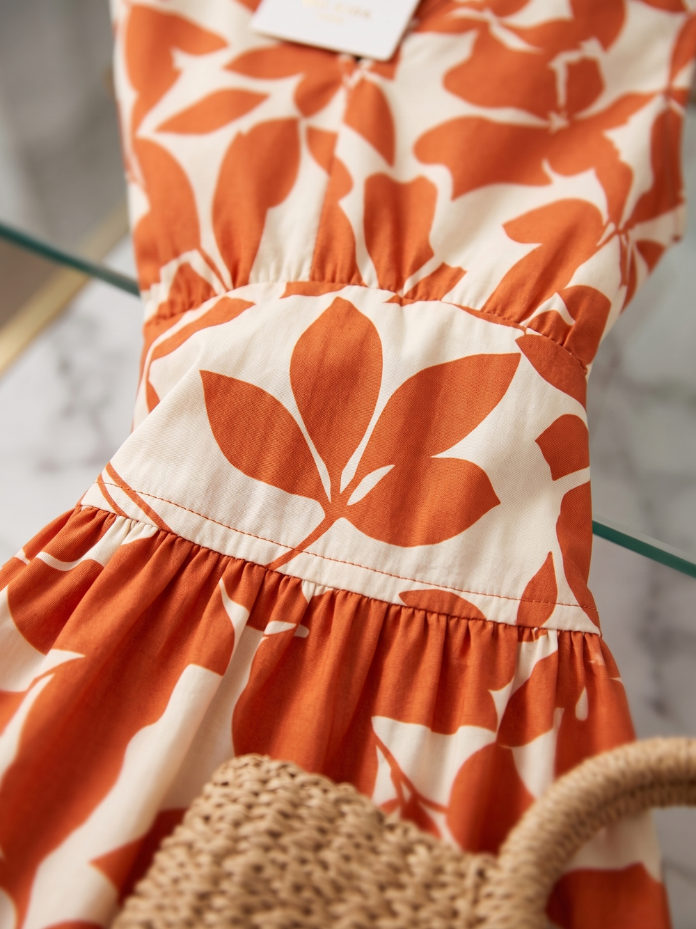 Carly floral dress detail