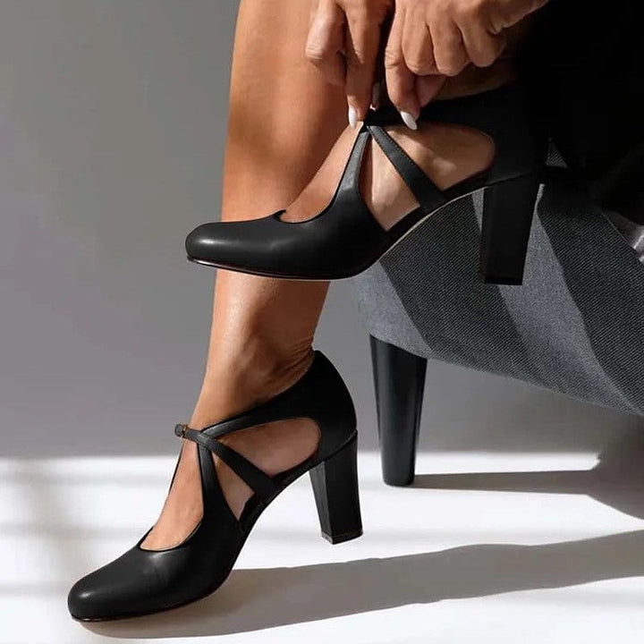 Serena Comfort Leather Heels