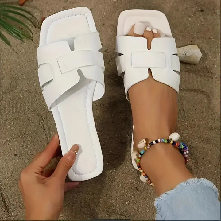 Flip-Flop Sandals - White