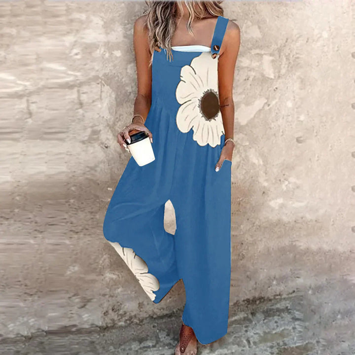Yvette Bohemian Floral Contrast Jumpsuit