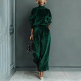 Dark green velvet