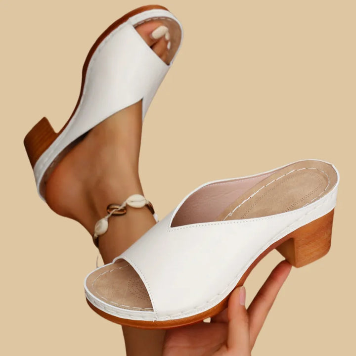 Marie Orthopedic Sandal - White