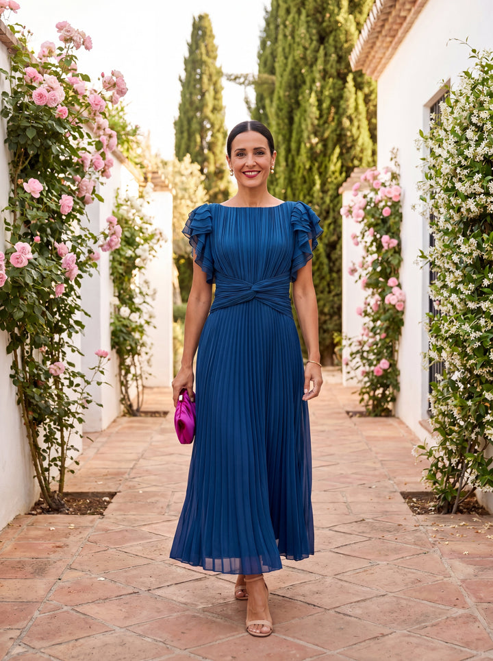 Lara Pleated Dress