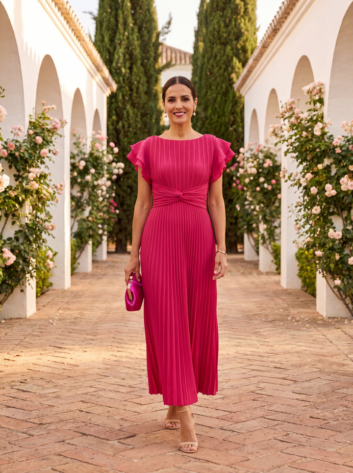 Lara Pleated Dress