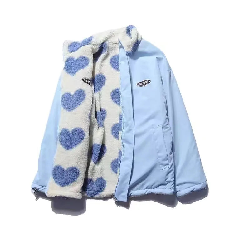 Lydia | Reversible Heart-Print Padded Coat