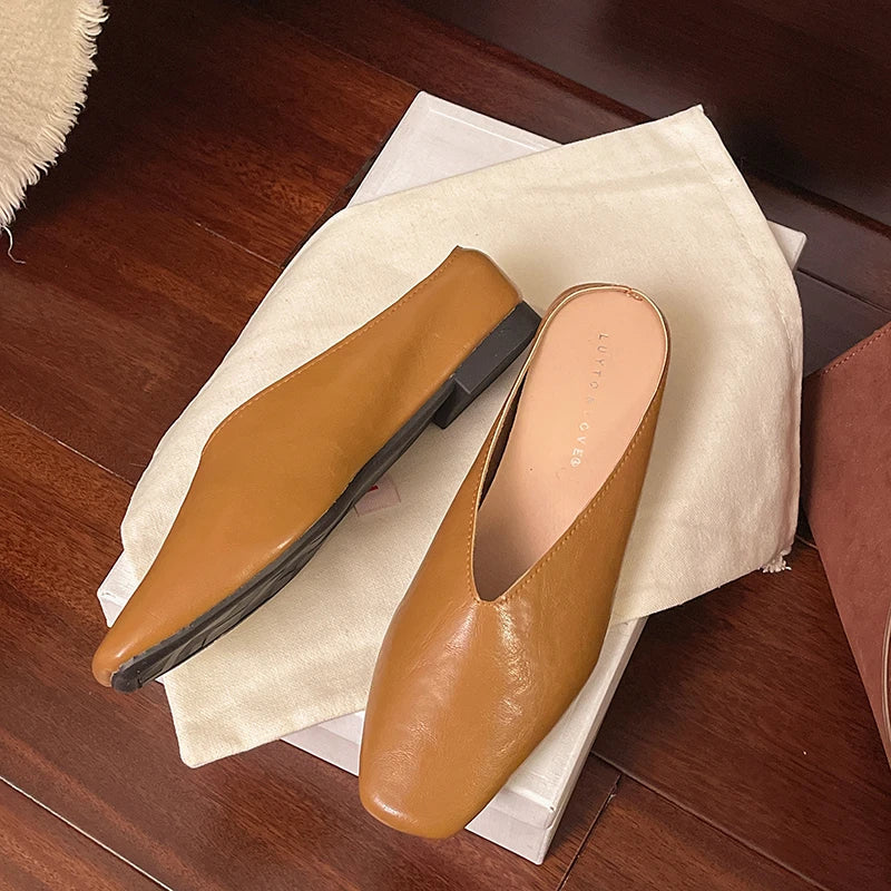 Lyra Mules - Brown