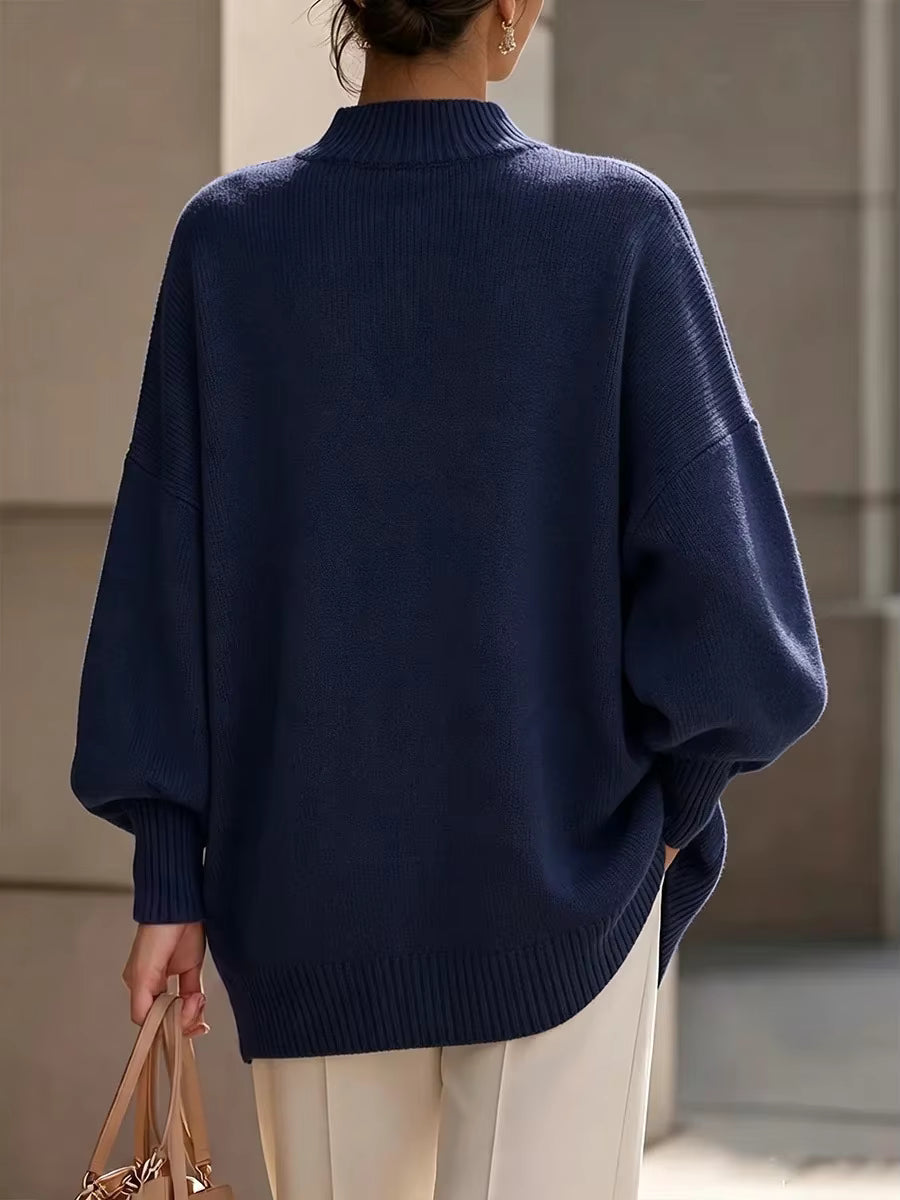 Amelia Button Detail Knit Sweater